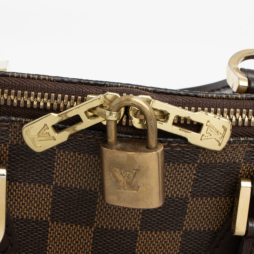 Louis Vuitton Vintage Damier Ebene Alma PM Satchel