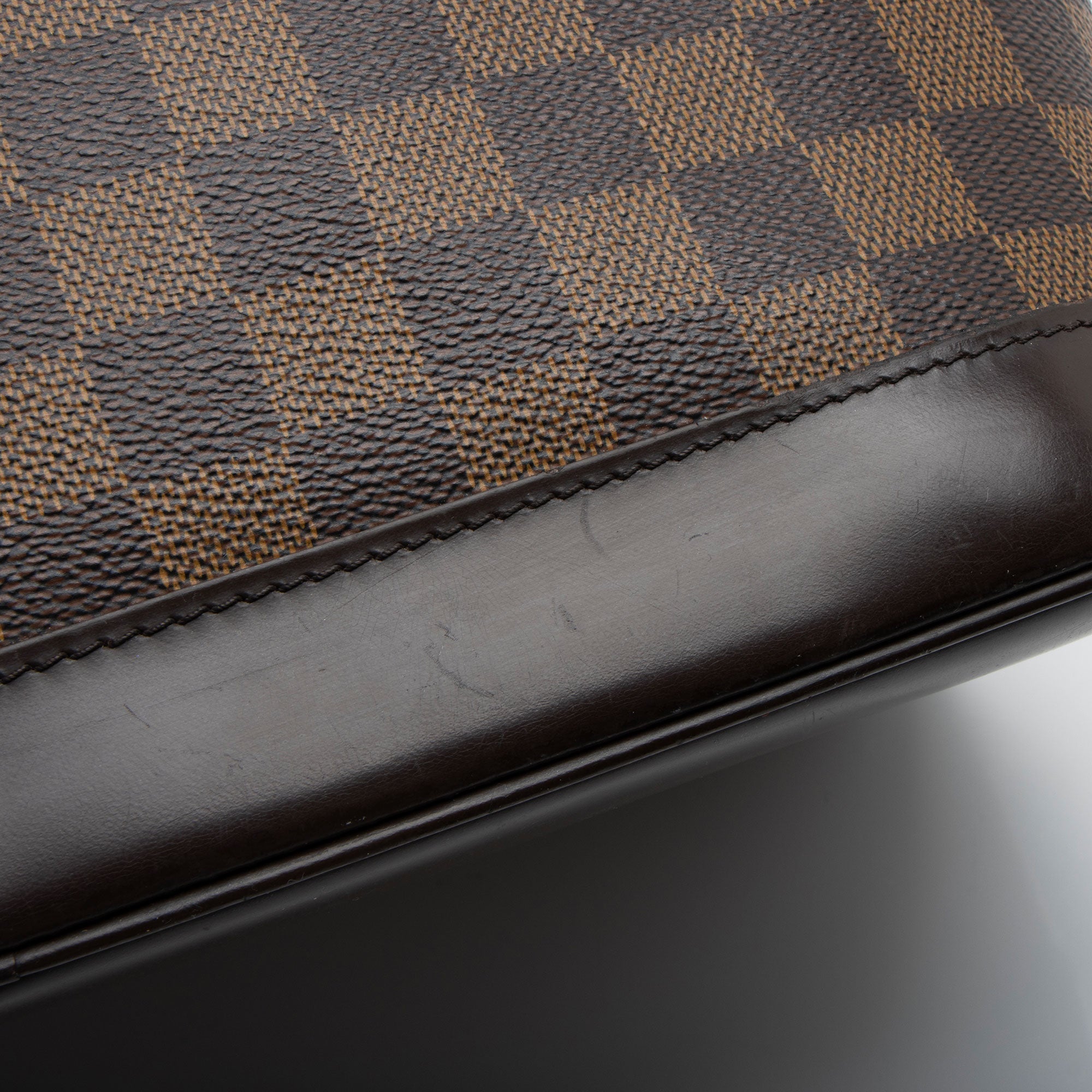 Louis Vuitton Vintage Damier Ebene Alma PM Satchel