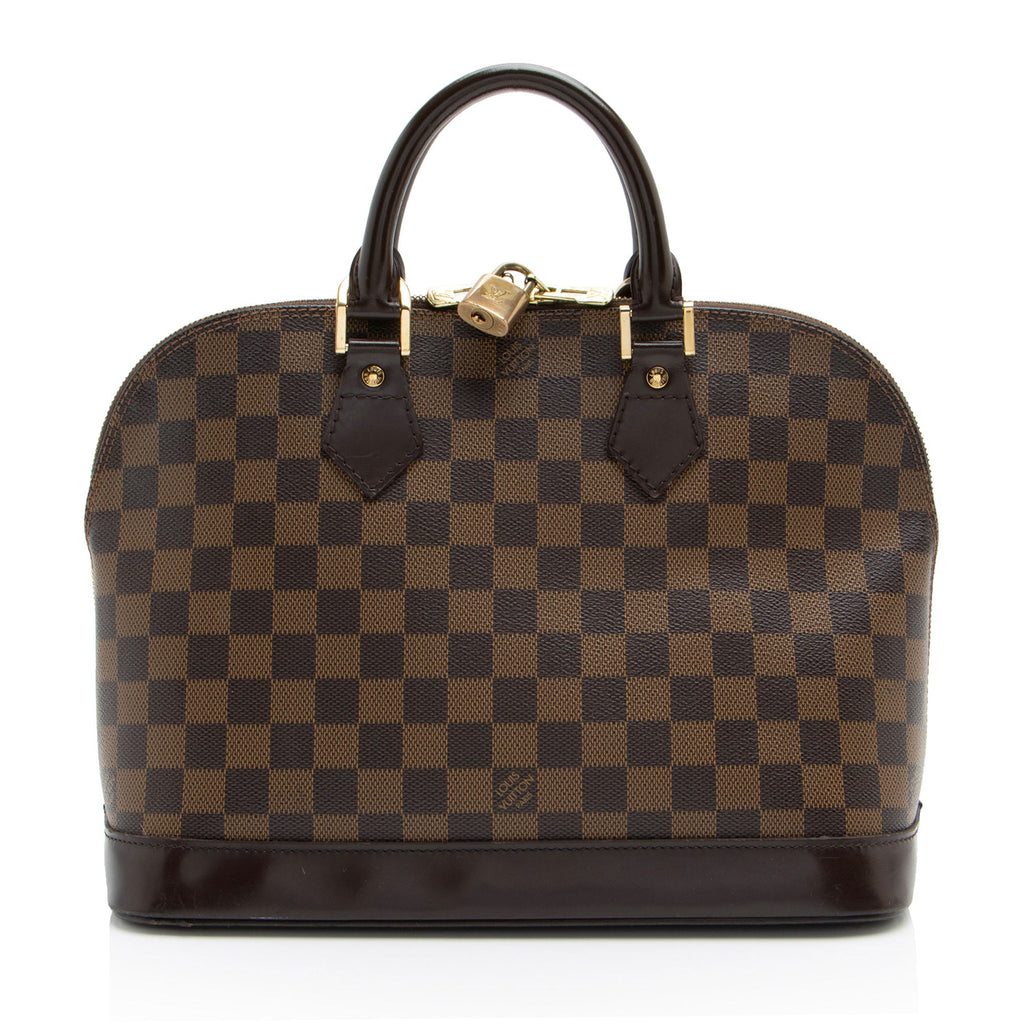Louis Vuitton Vintage Damier Ebene Alma PM Satchel