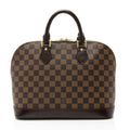 Louis Vuitton Vintage Damier Ebene Alma PM Satchel