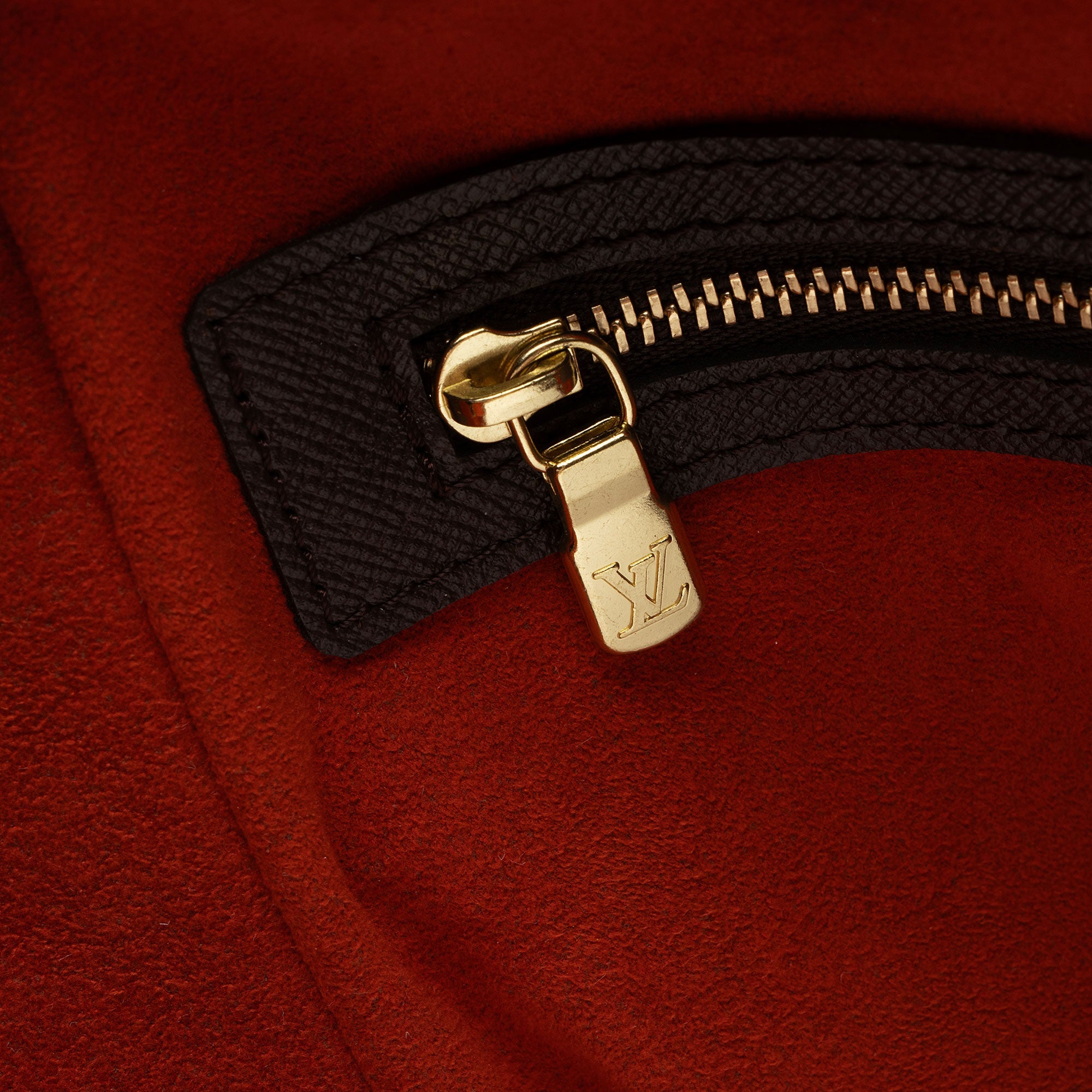 Louis Vuitton Vintage Damier Ebene Brera Satchel (SHF-2VC2tq)