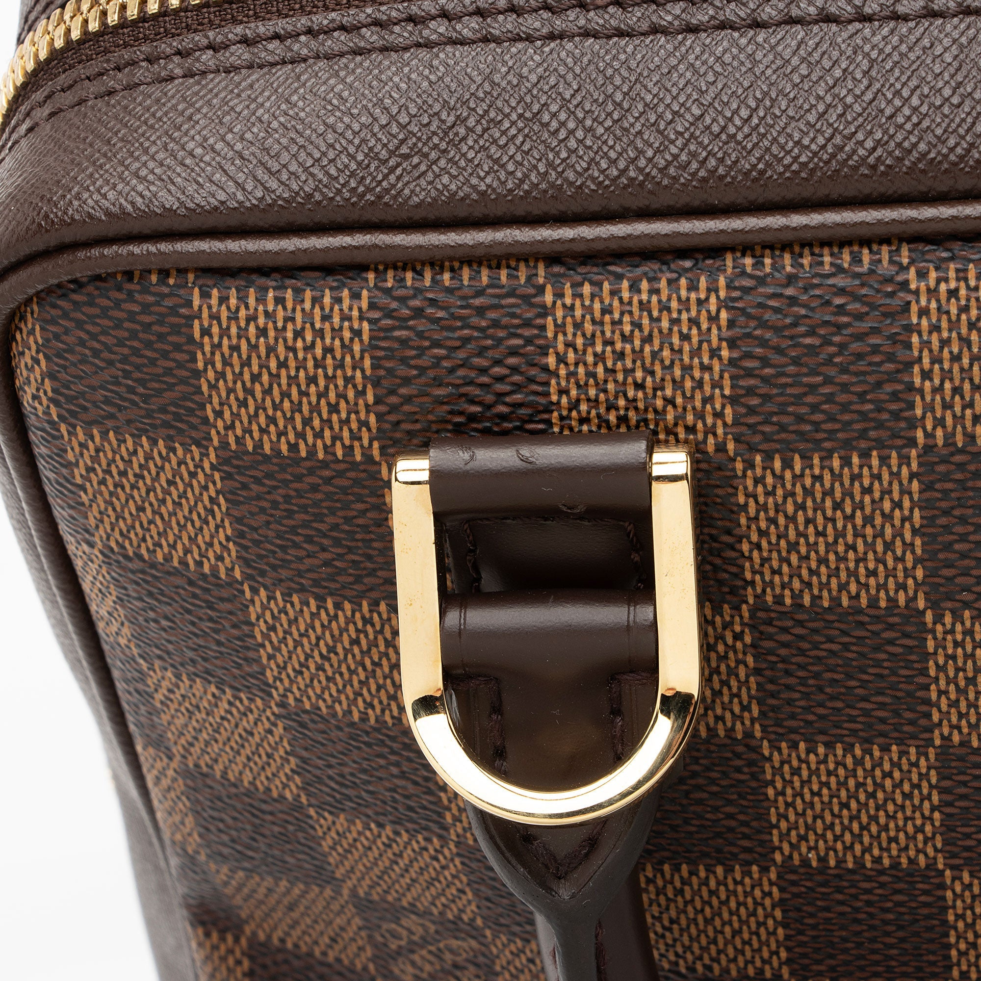 Louis Vuitton Vintage Damier Ebene Brera Satchel (SHF-2VC2tq)