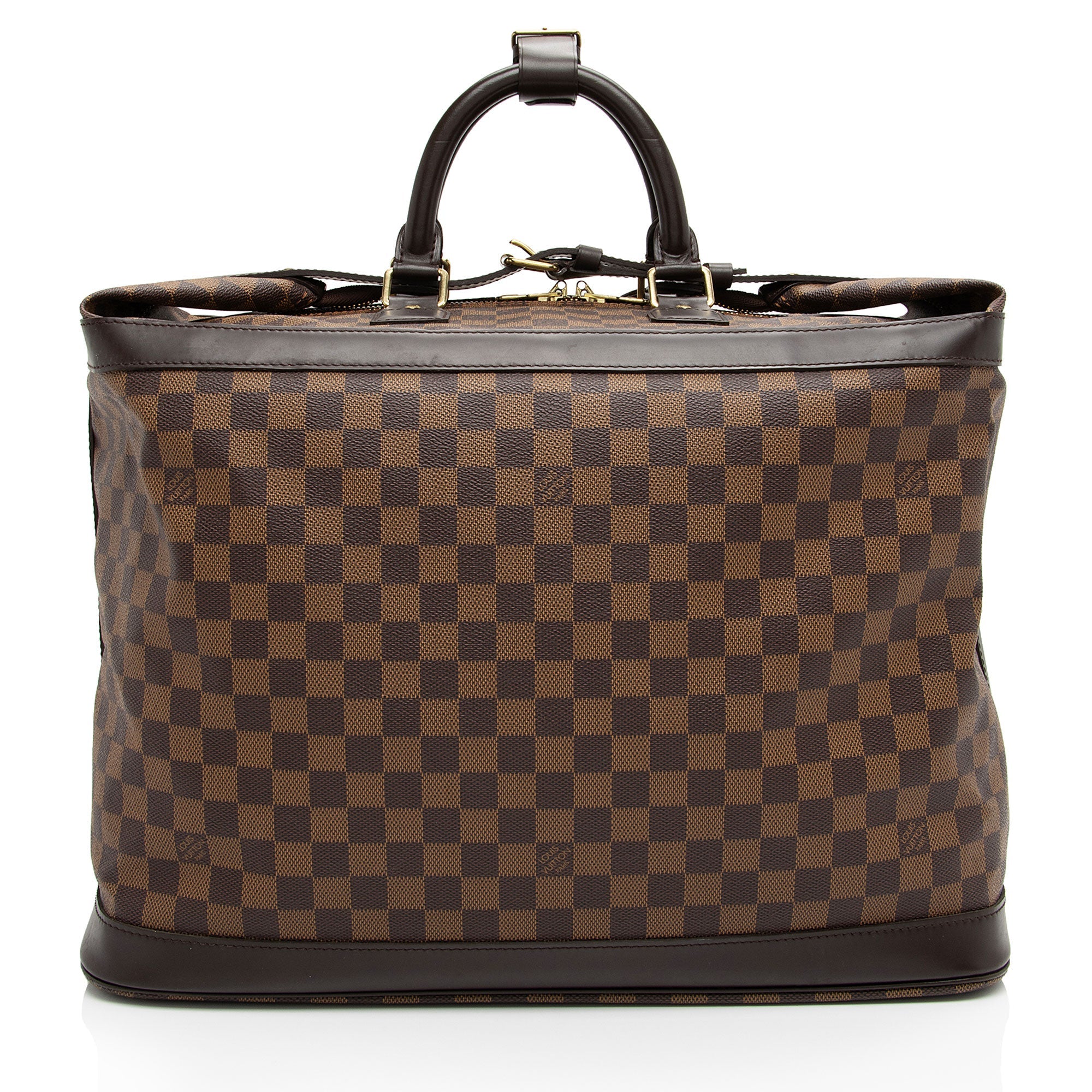 Louis Vuitton Vintage Damier Ebene Centenaire Cruiser 45 Travel Bag (SHF-V4EeZ3)