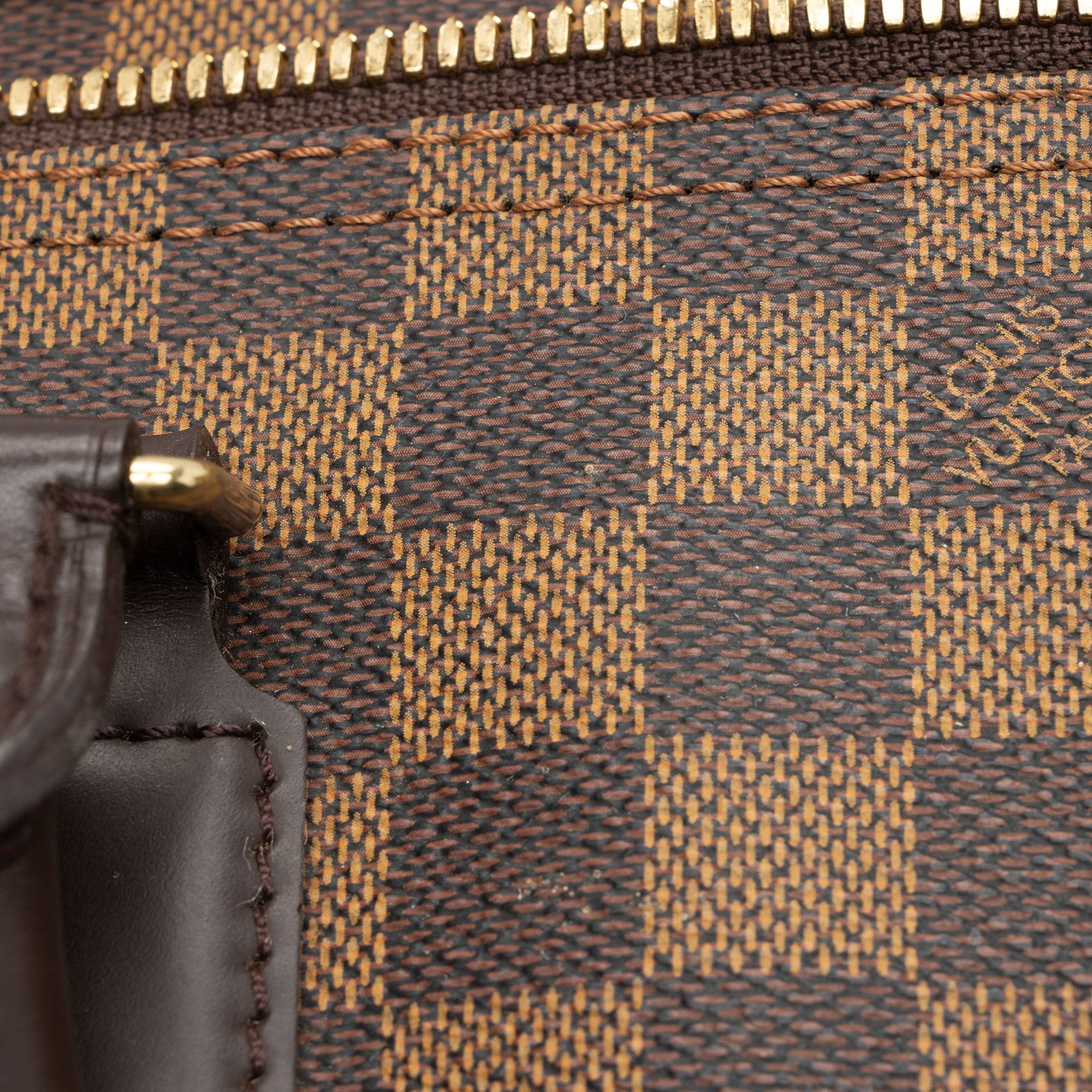 Louis Vuitton Vintage Damier Ebene Centenaire Cruiser 45 Travel Bag (SHF-V4EeZ3)