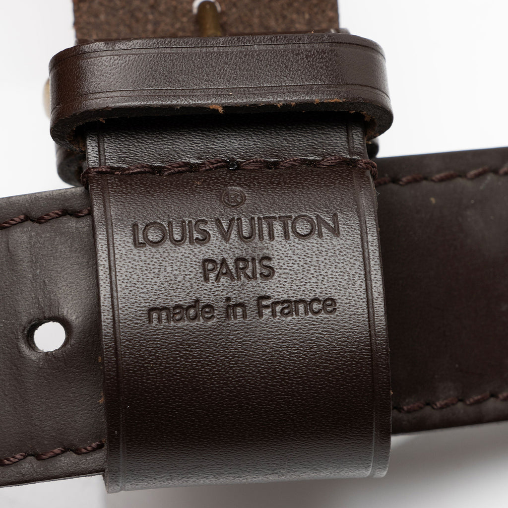 Louis Vuitton Vintage Damier Ebene Centenaire Cruiser 45 Travel Bag (SHF-V4EeZ3)