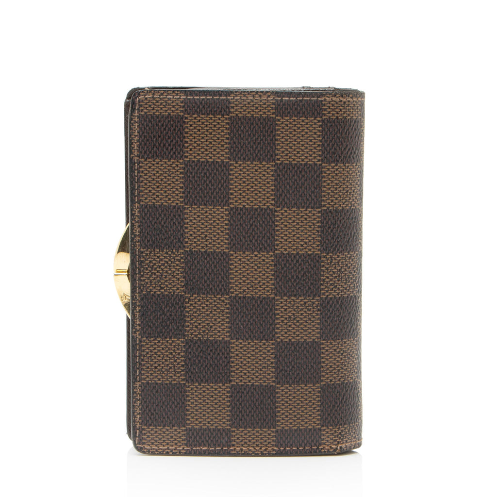 Louis Vuitton Vintage Damier Ebene French Wallet