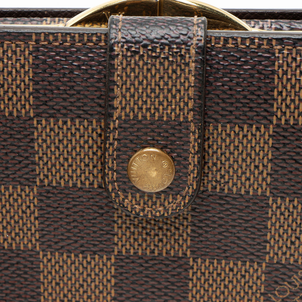 Louis Vuitton Vintage Damier Ebene French Wallet