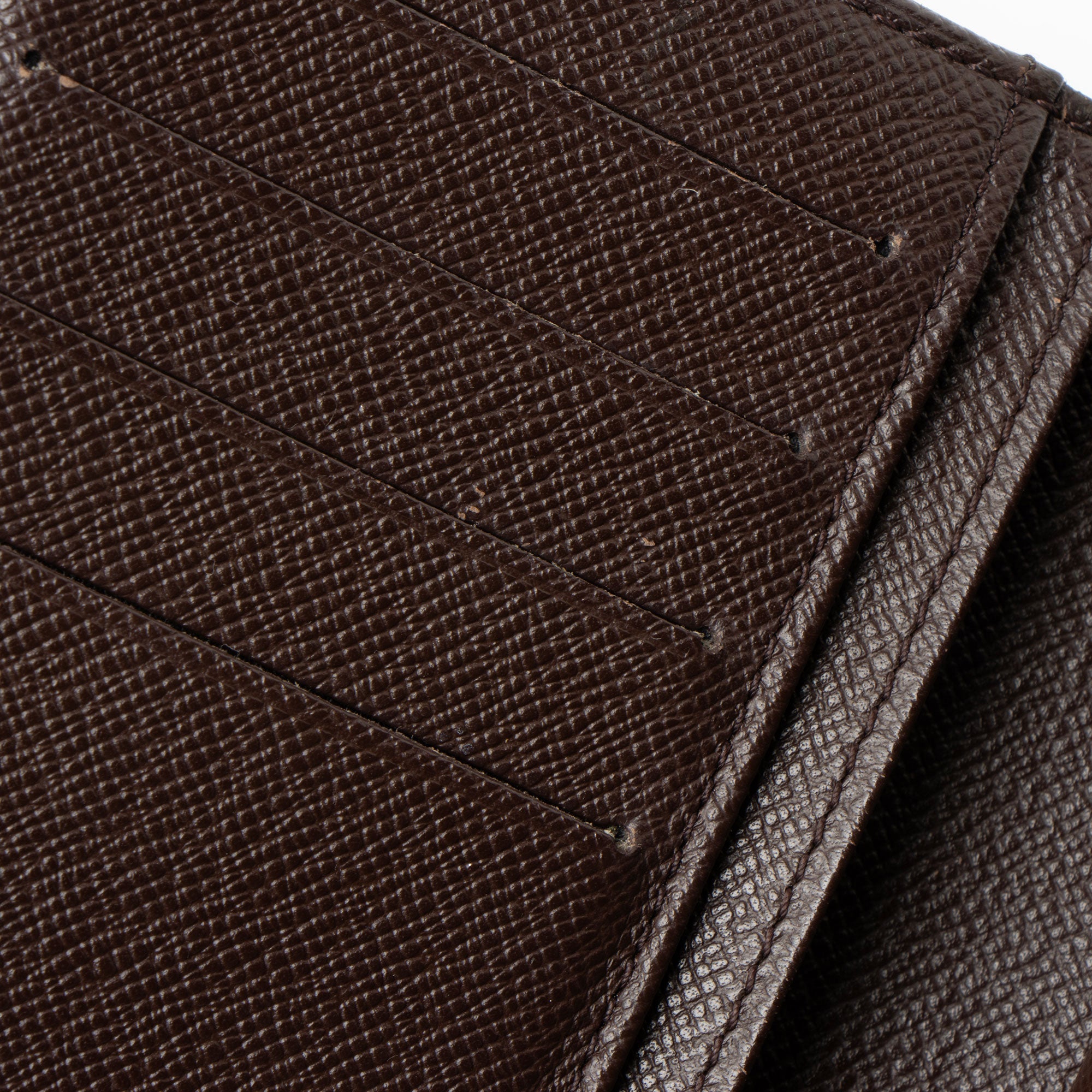 Louis Vuitton Vintage Damier Ebene French Wallet