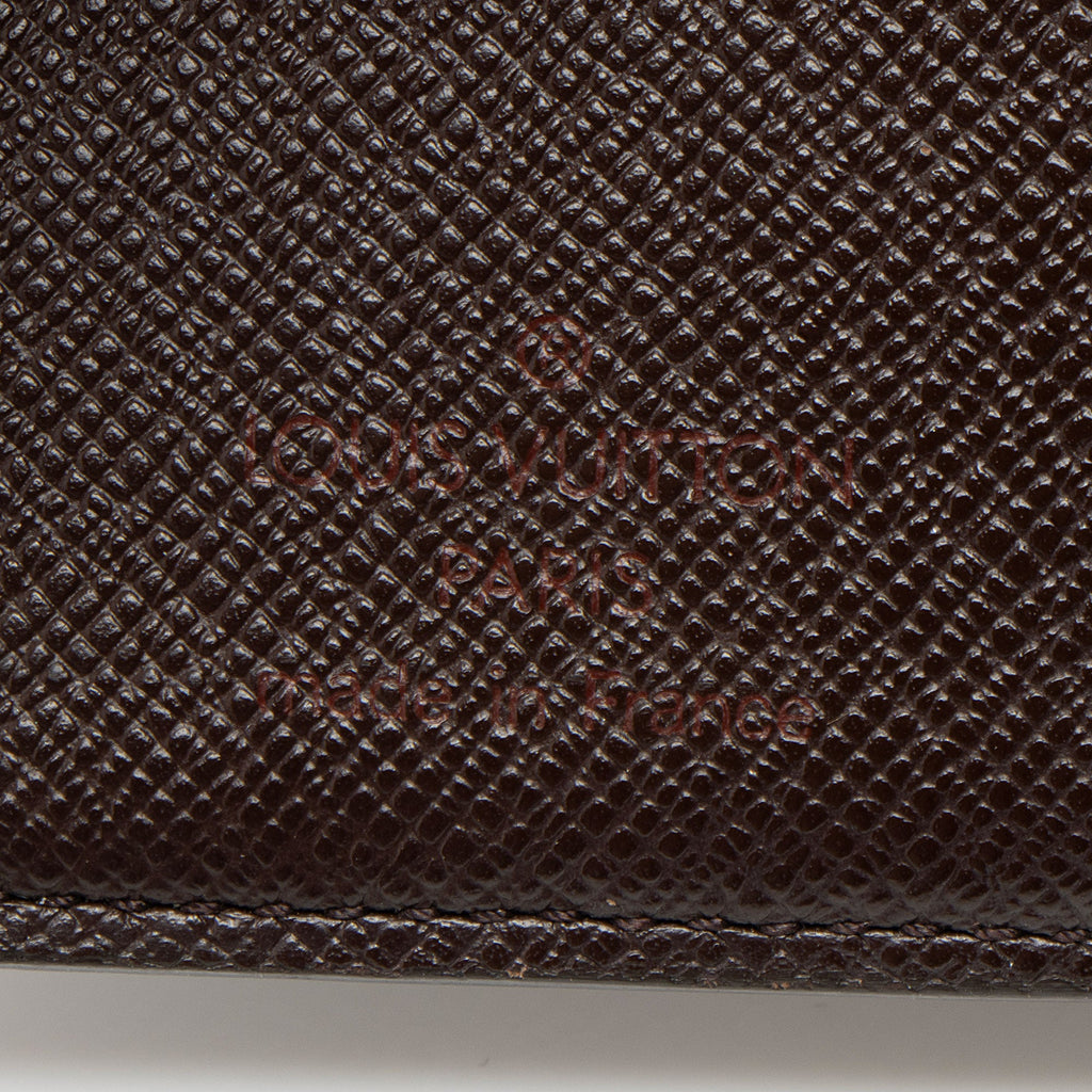 Louis Vuitton Vintage Damier Ebene French Wallet