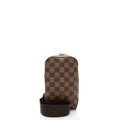 Louis Vuitton Vintage Damier Ebene Geronimos Sling Bag (SHF-IWcx8E)