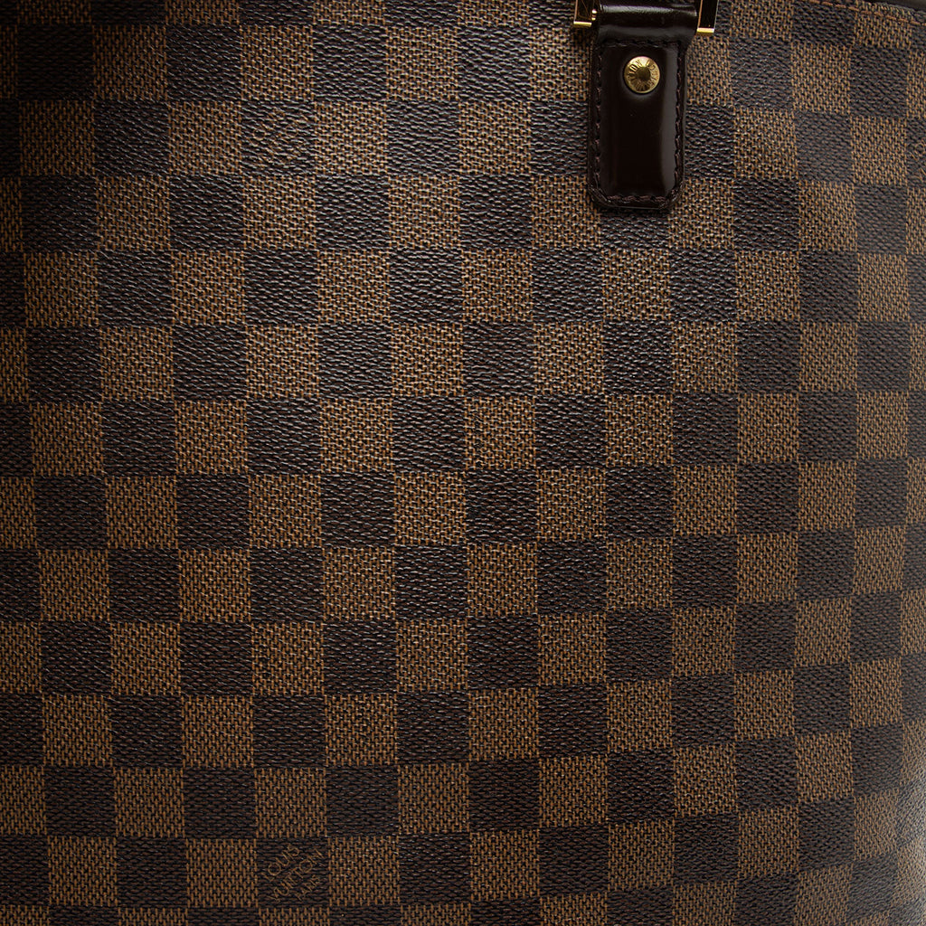 Louis Vuitton Vintage Damier Ebene Manosque GM Tote (SHF-FjEgLy)