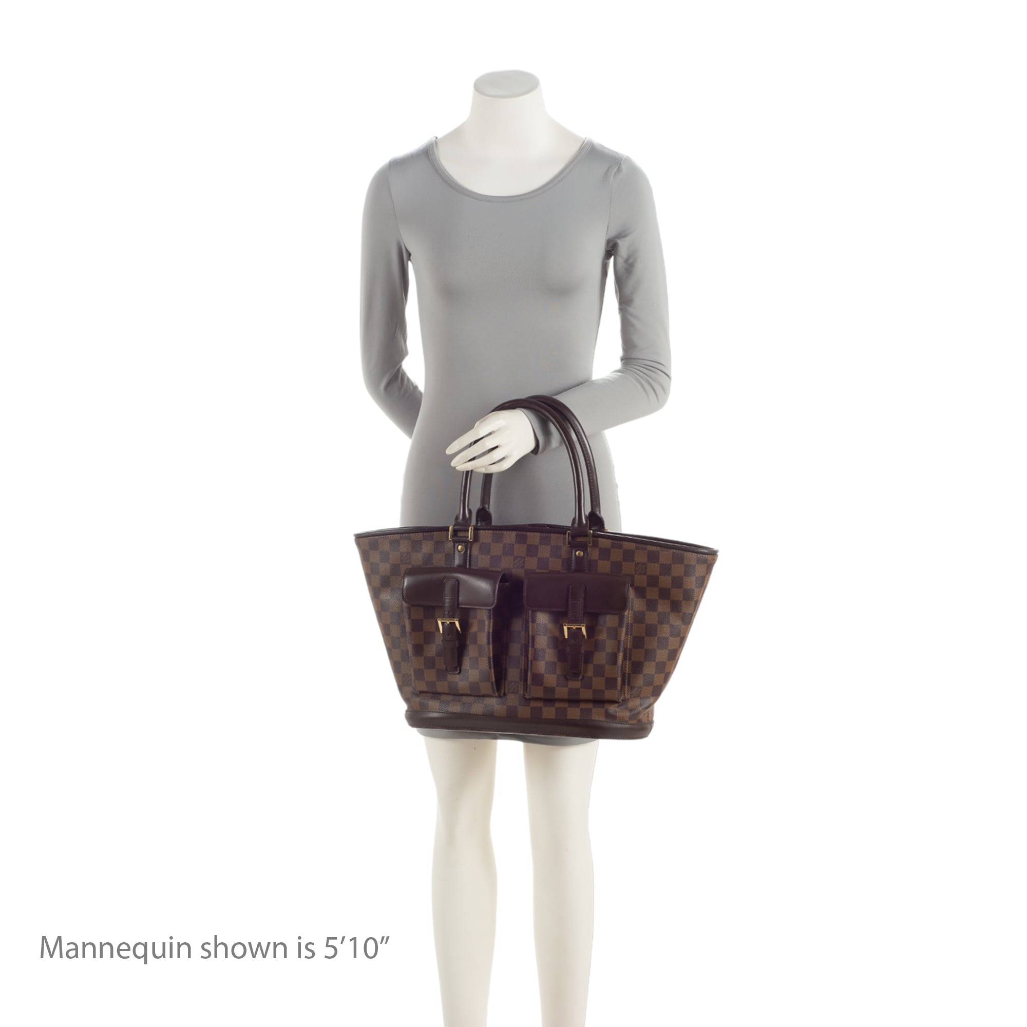 Louis Vuitton Vintage Damier Ebene Manosque GM Tote (SHF-FjEgLy)