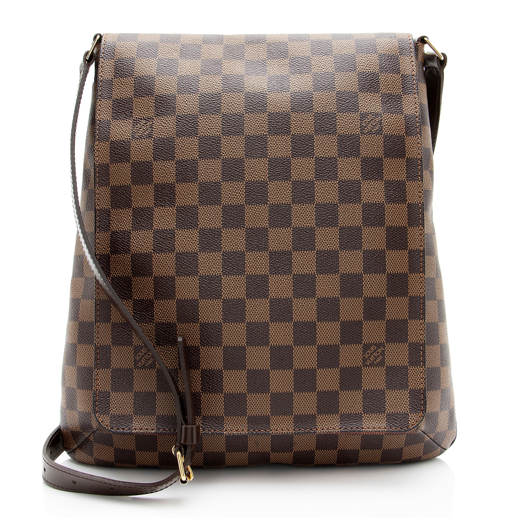 Louis Vuitton Vintage Damier Ebene Musette Salsa GM Shoulder Bag