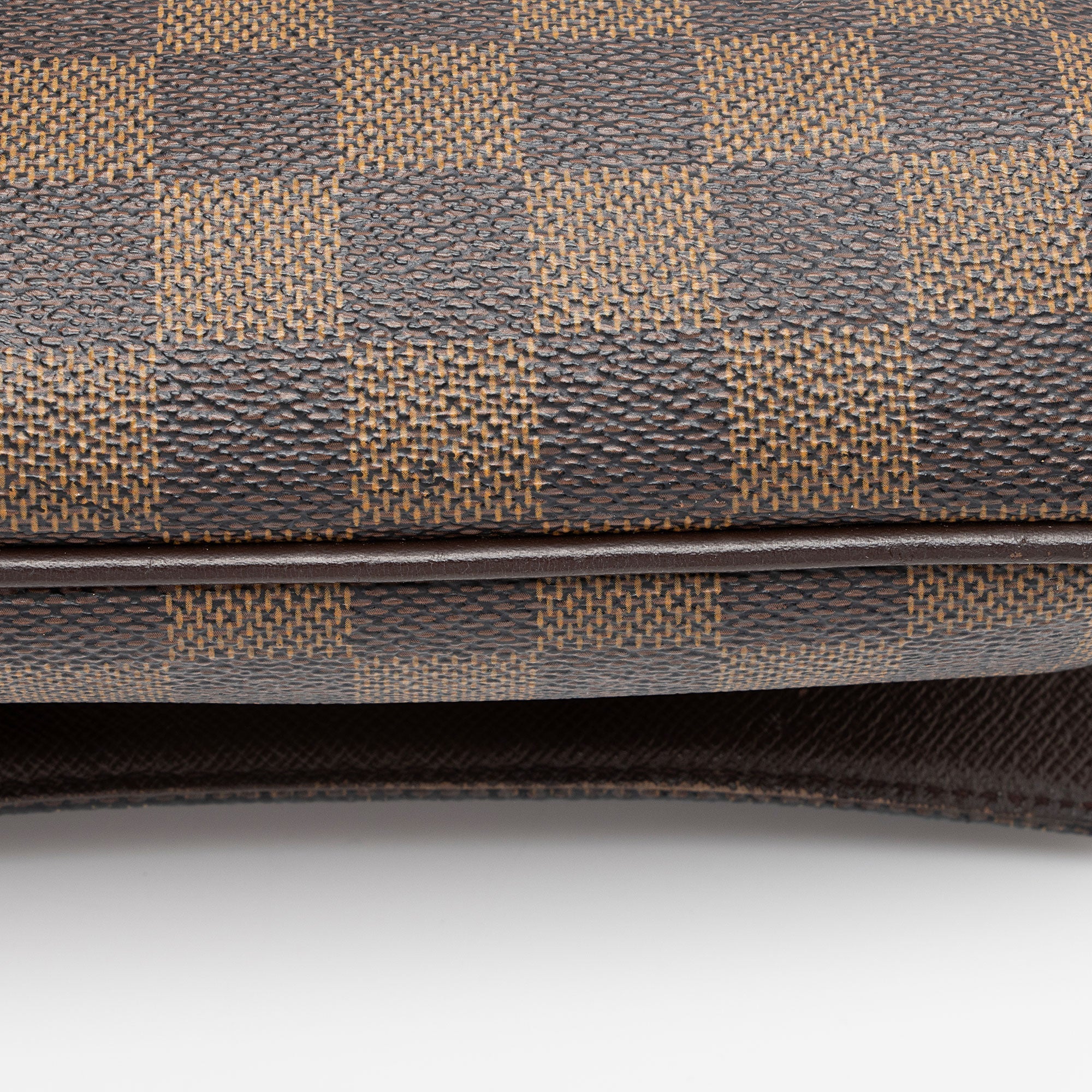 Louis Vuitton Vintage Damier Ebene Musette Tango Shoulder Bag (SHF-FZaXbp)