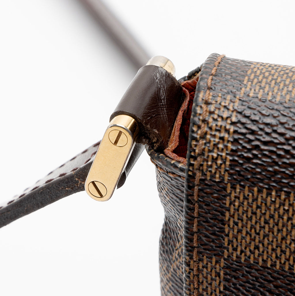 Louis Vuitton Vintage Damier Ebene Musette Tango Shoulder Bag (SHF-aHz0eB)