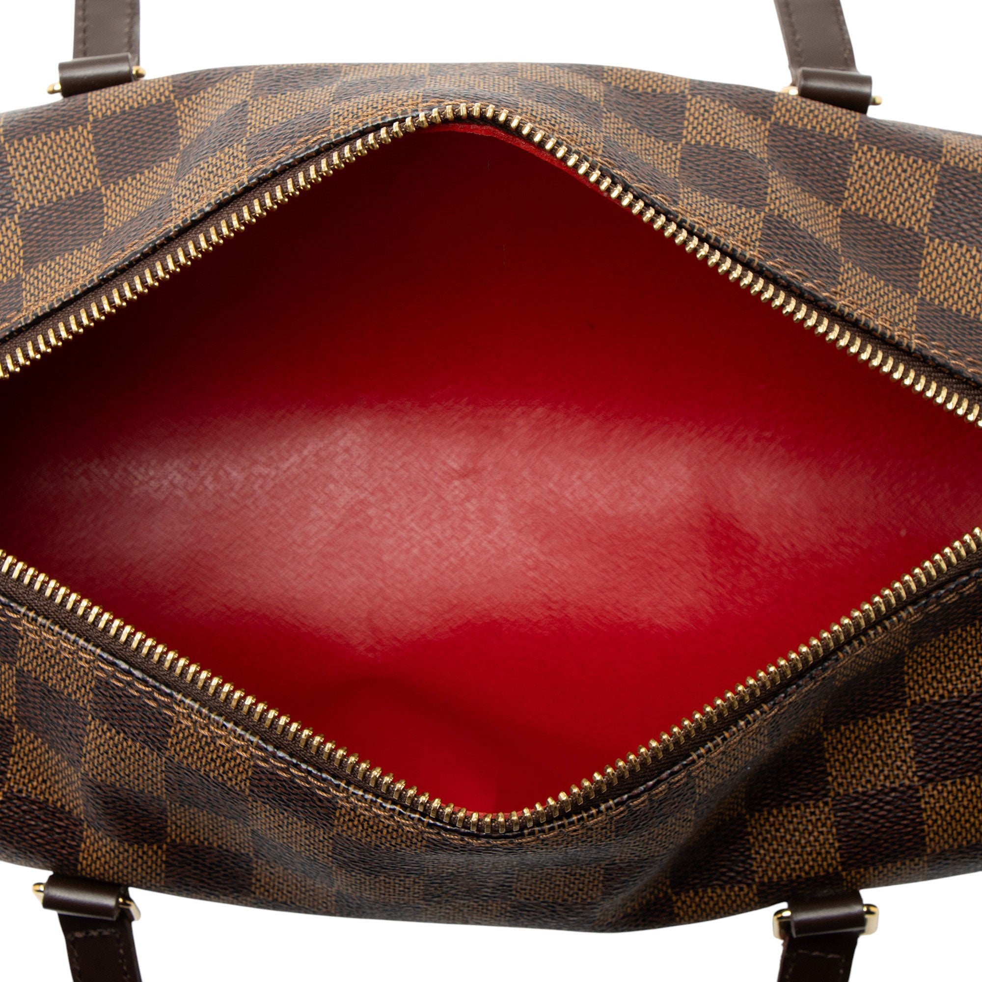 Louis Vuitton Vintage Damier Ebene Papillon 26 Satchel