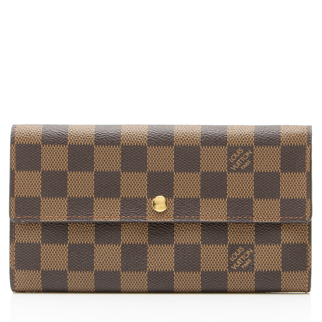 Louis Vuitton Vintage Damier Ebene Sarah Wallet