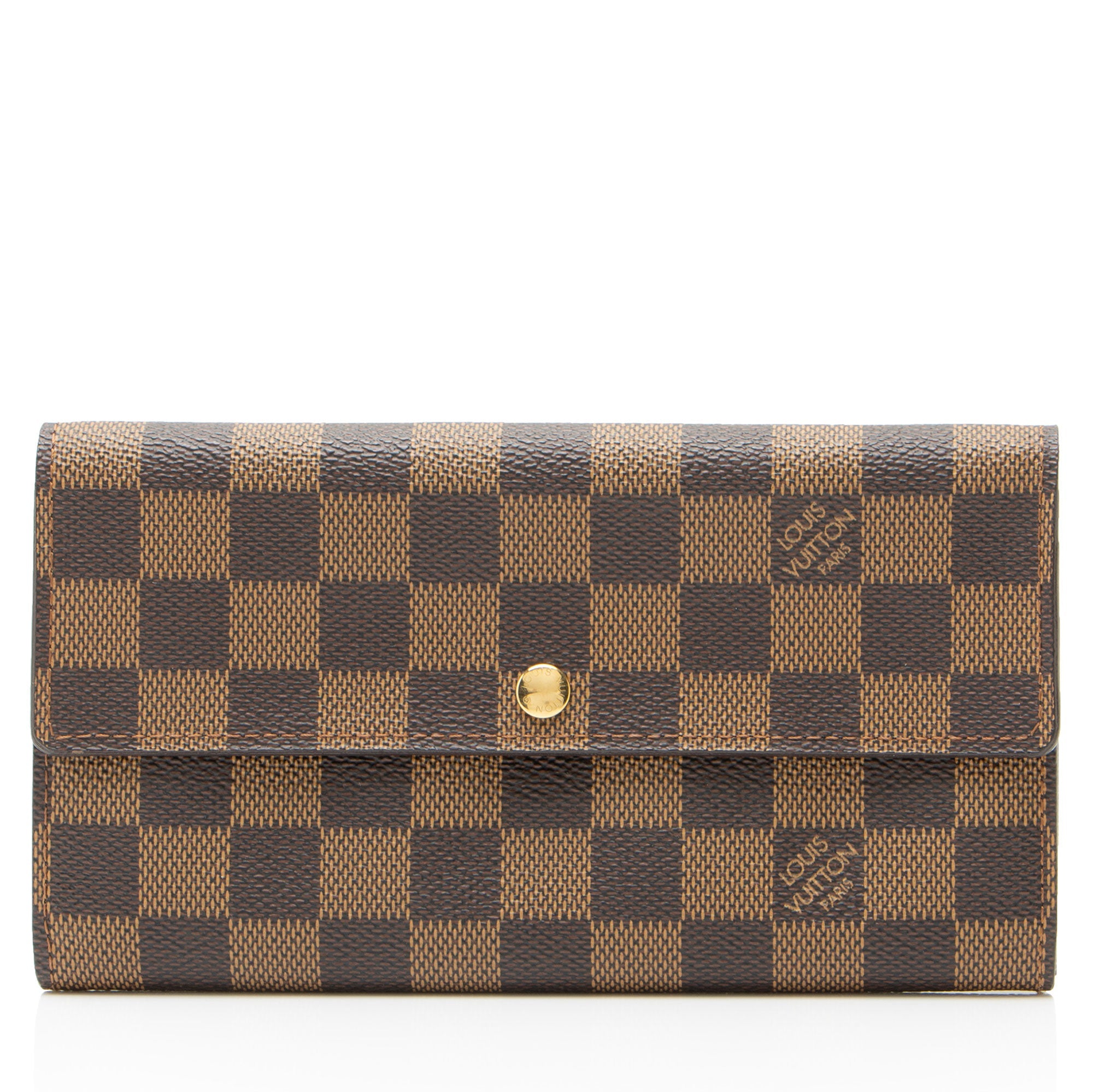Louis Vuitton Vintage Damier Ebene Sarah Wallet