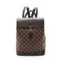 Louis Vuitton Vintage Damier Ebene Soho Backpack