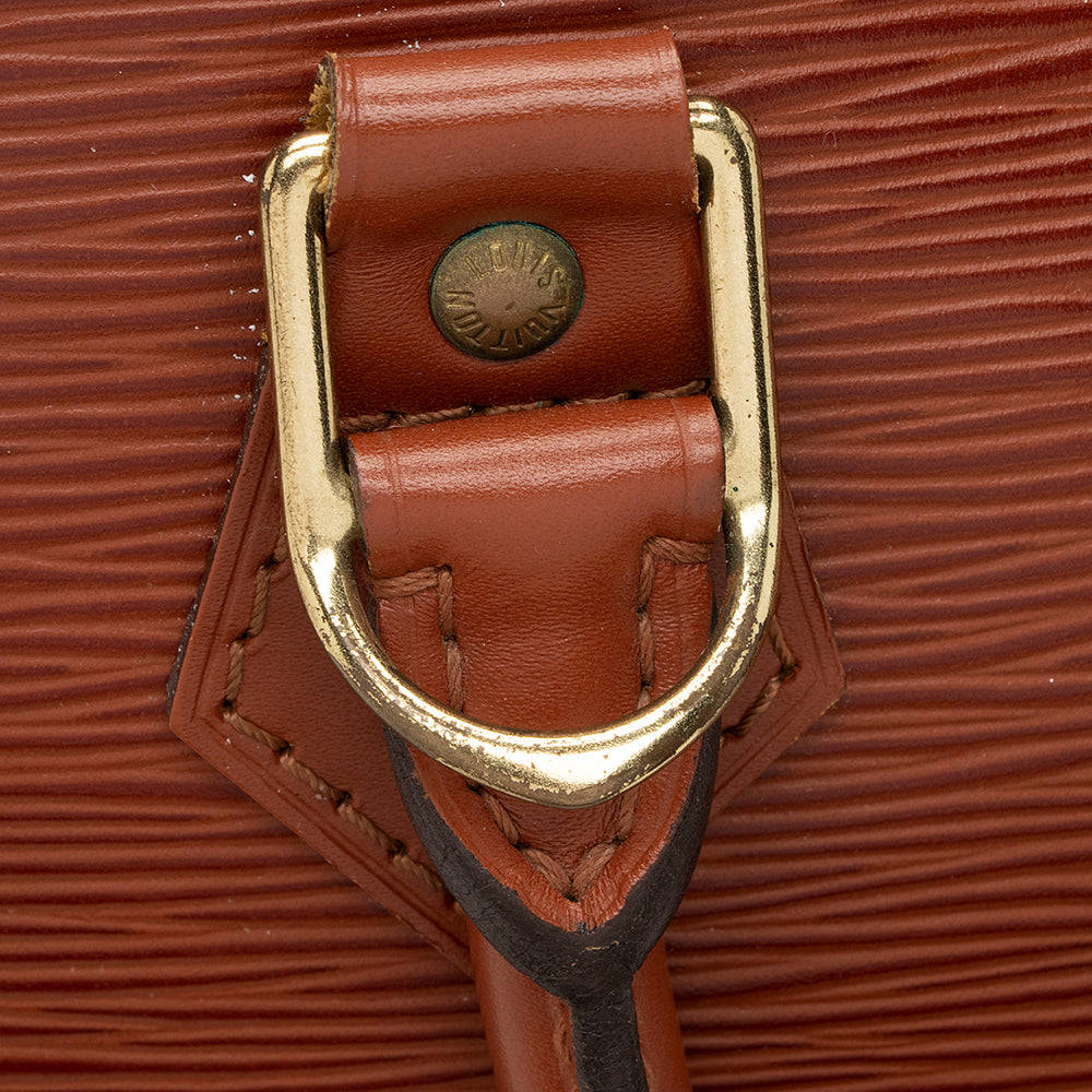 Louis Vuitton Vintage Epi Leather Alma PM Satchel (SHF-19832)