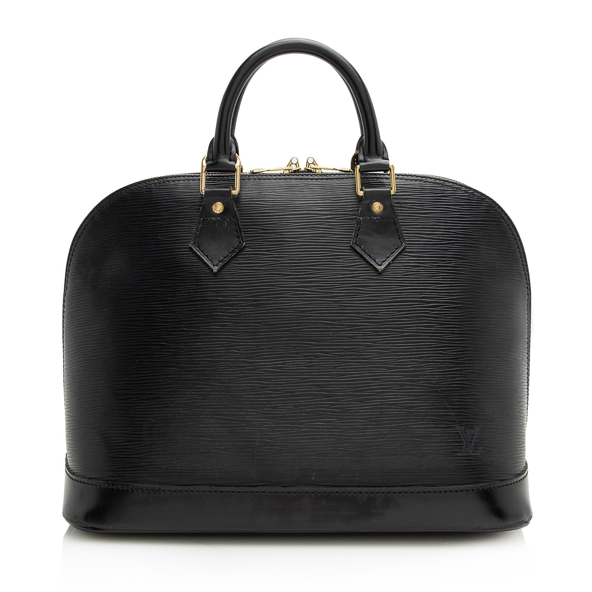 Louis Vuitton Vintage Epi Leather Alma PM Satchel (SHF-22820)