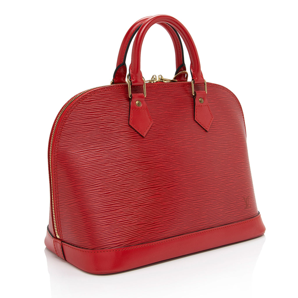 Louis Vuitton Vintage Epi Leather Alma PM Satchel (SHF-76s2Ey)