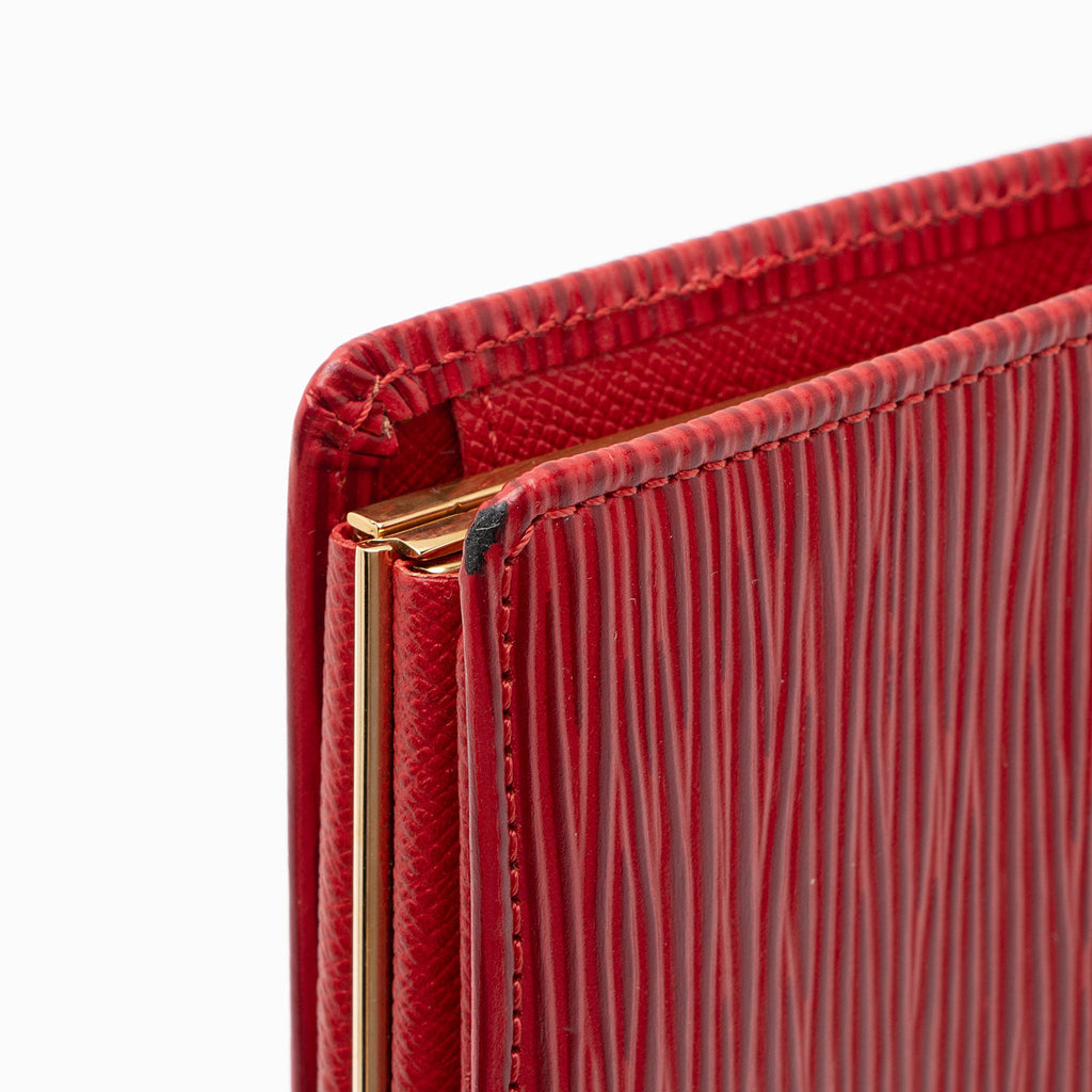 Louis Vuitton Vintage Epi Leather Continental French Purse Wallet (SHF-j98dKy)