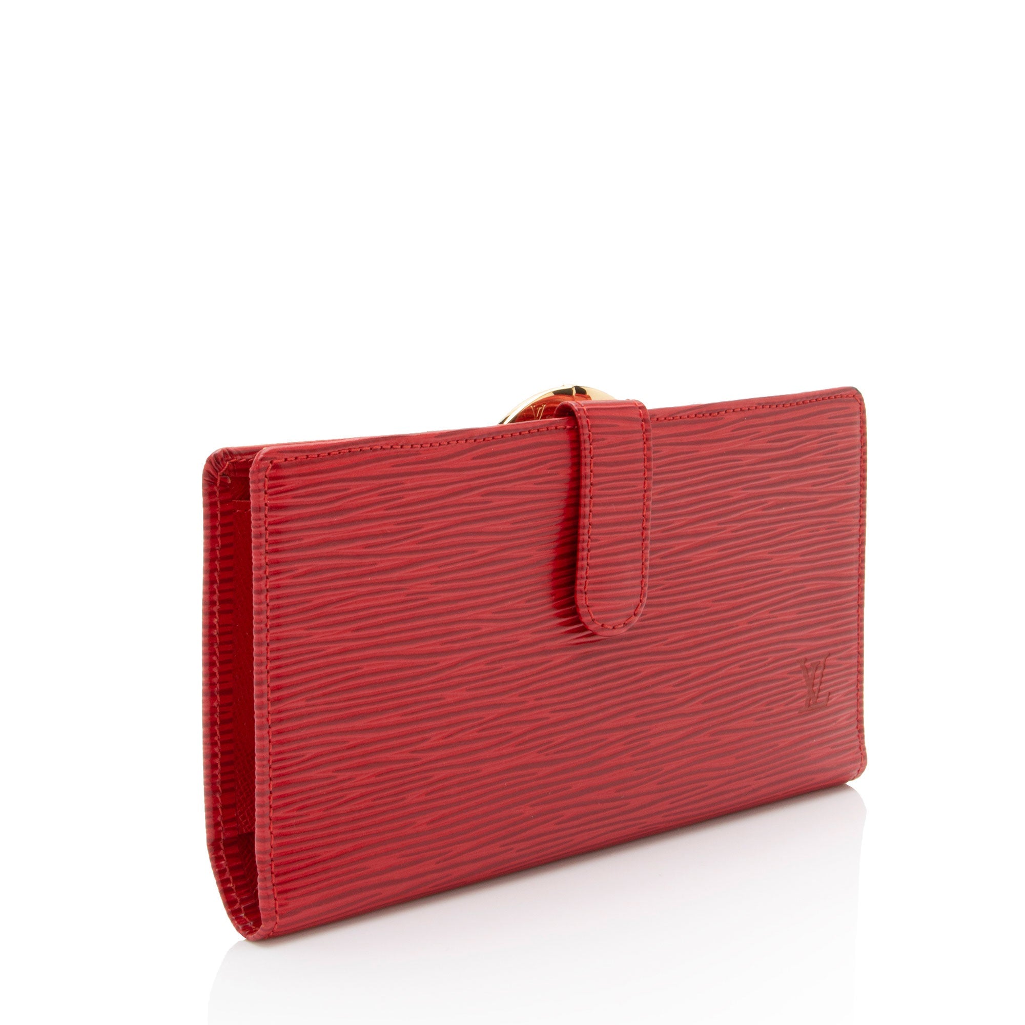 Louis Vuitton Vintage Epi Leather Continental French Purse Wallet (SHF-j98dKy)