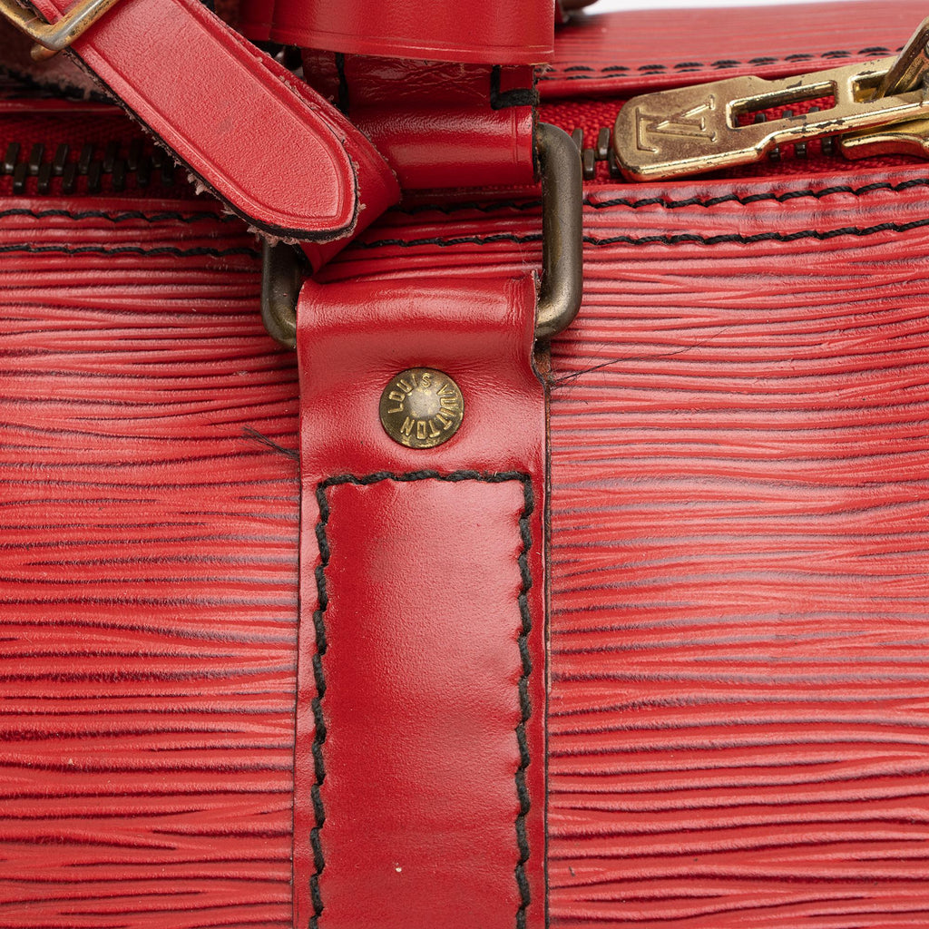 Louis Vuitton Vintage Epi Leather Keepall 45 Duffle Bag (SHF-22789)