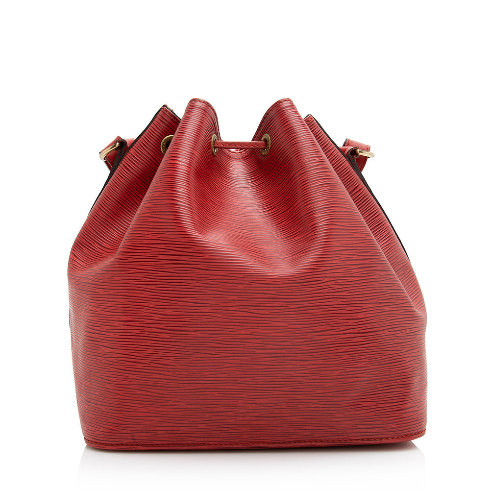 Louis Vuitton Vintage Epi Leather Petit Noe Shoulder Bag (SHF-21487)