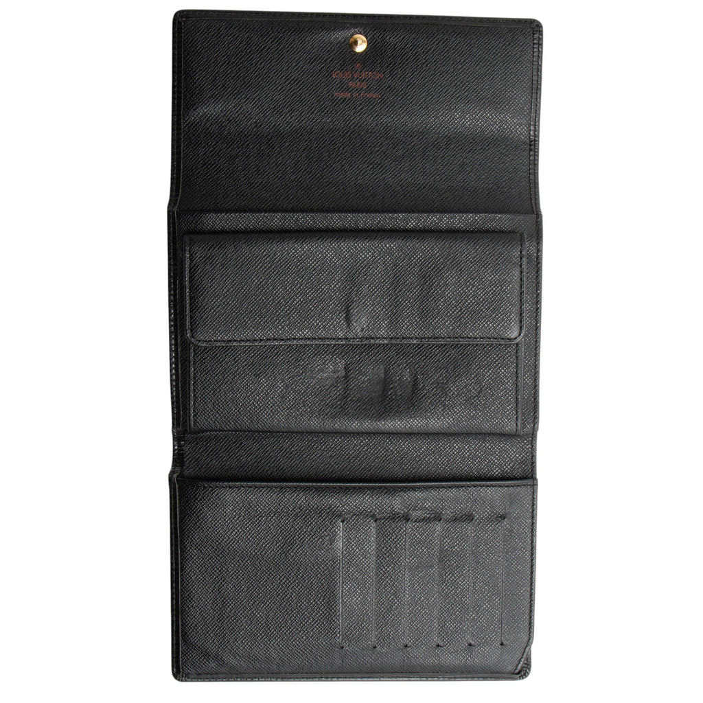 Louis Vuitton Vintage Epi Leather Porte Tresor Etui Papiers Wallet (SHF-1yg6ql)