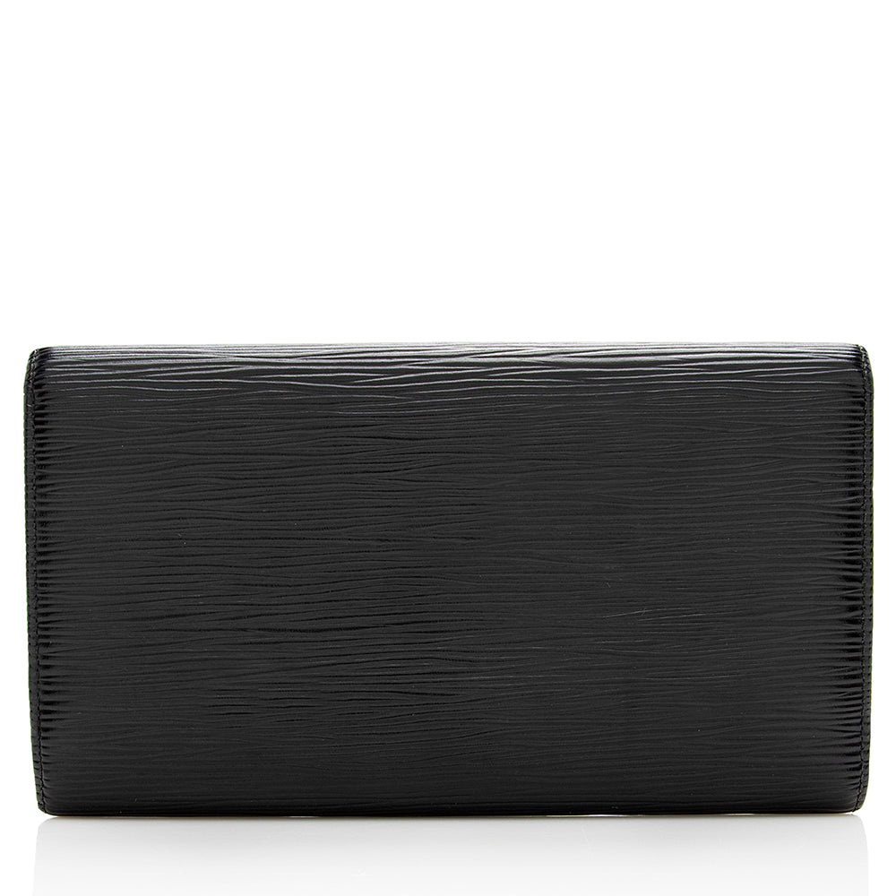 Louis Vuitton Vintage Epi Leather Porte Tresor International Wallet (SHF-18438)