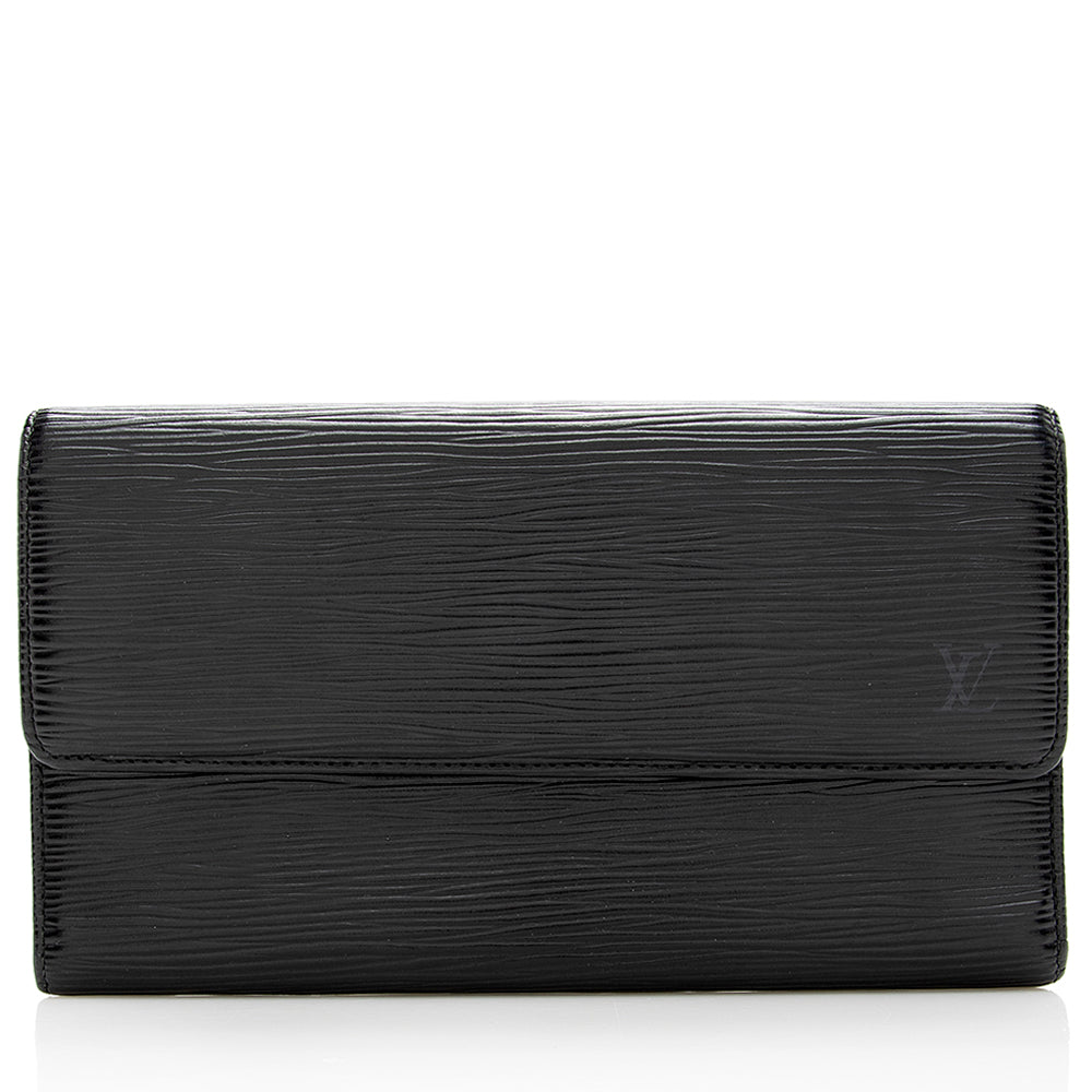 Louis Vuitton Vintage Epi Leather Porte Tresor International Wallet (SHF-18438)