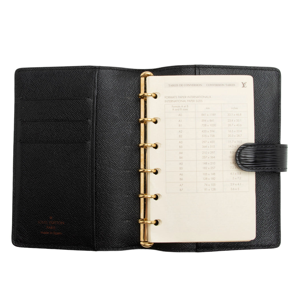 Louis Vuitton Vintage Epi Leather Small Agenda Cover (SHF-gQcGe7)