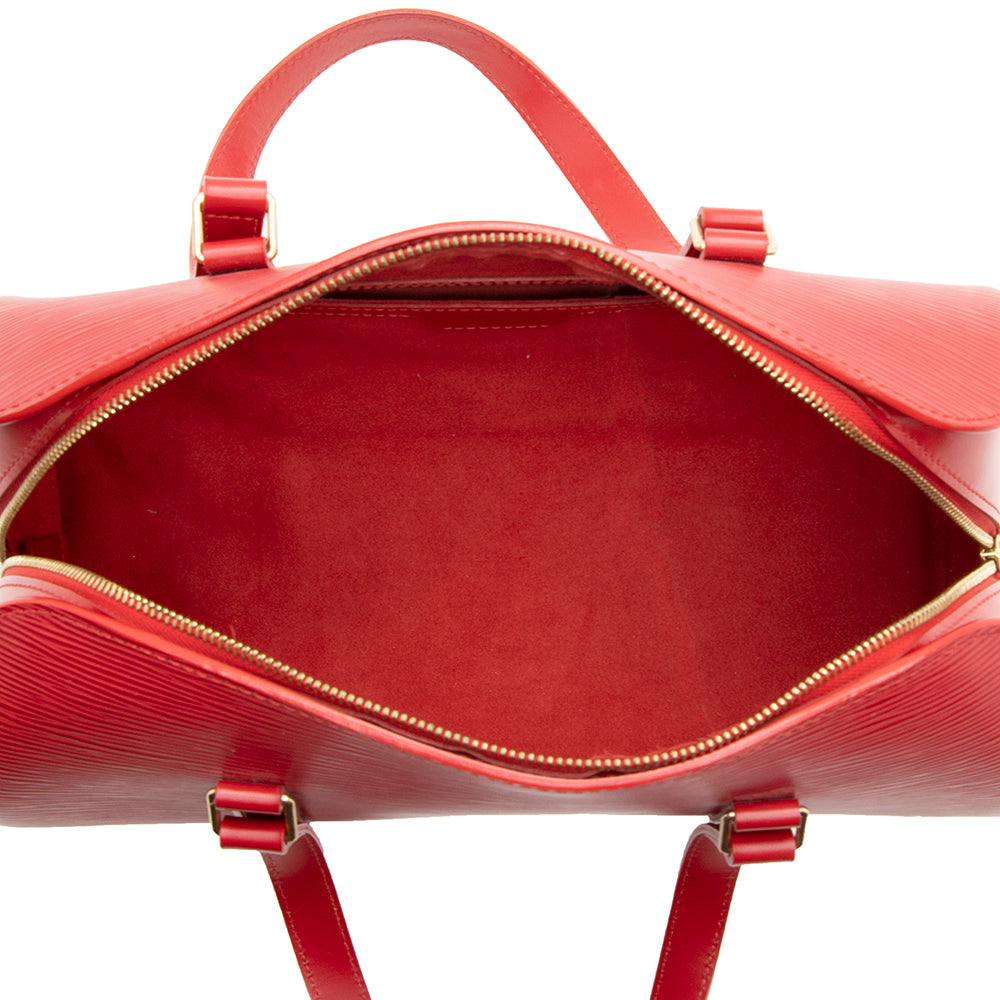 Louis Vuitton Vintage Epi Leather Soufflot Satchel (SHF-19406)