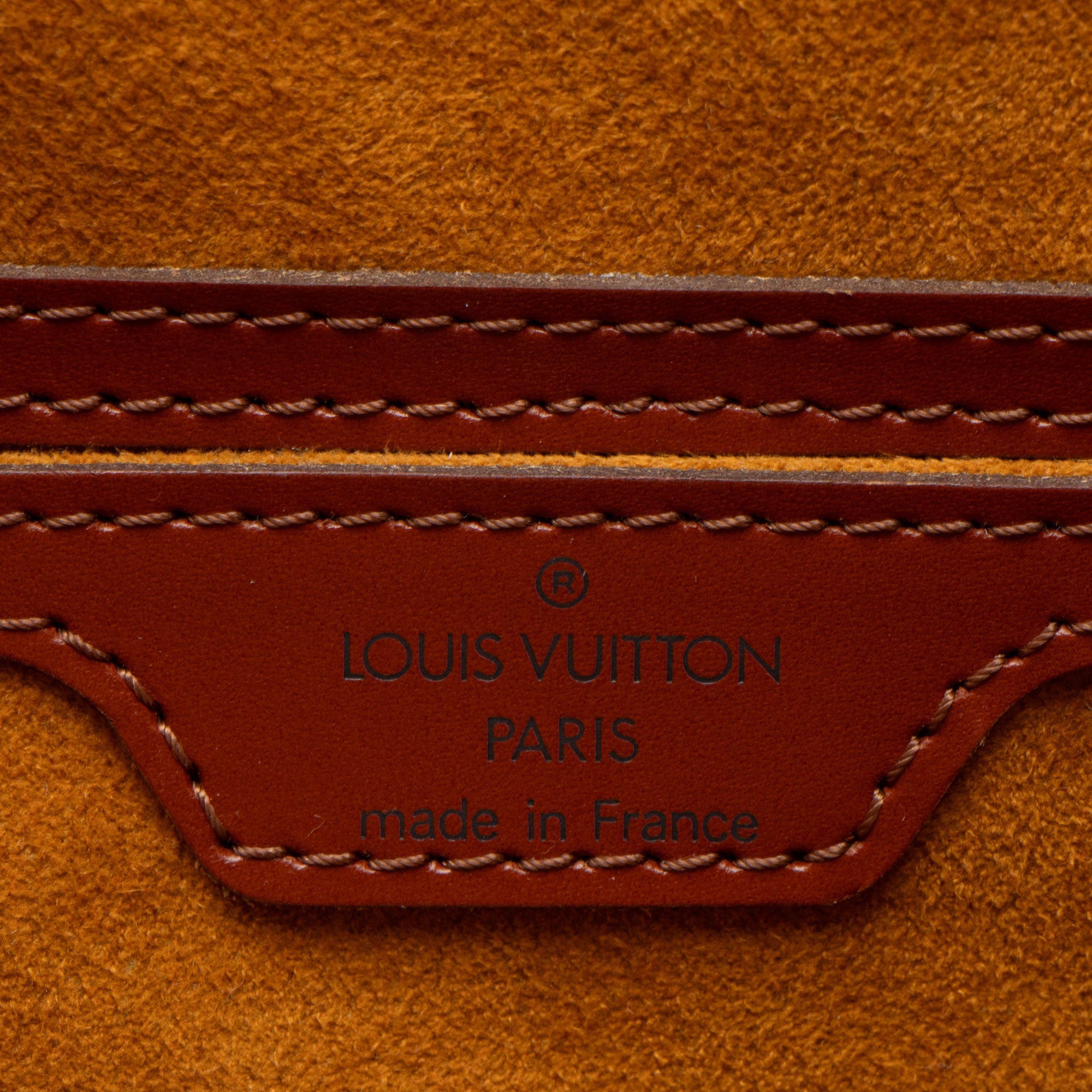 Louis Vuitton Vintage Epi Leather Soufflot Satchel