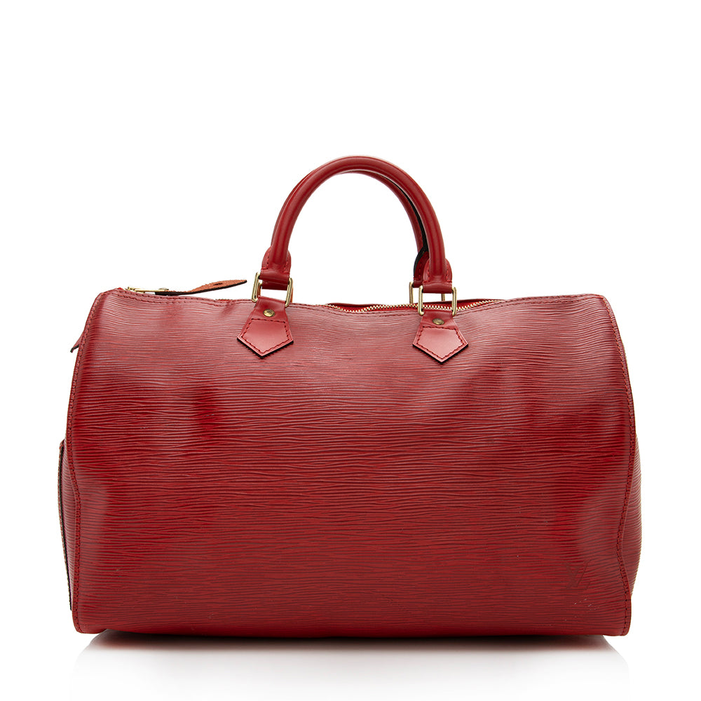 Louis Vuitton Vintage Epi Leather Speedy 35 Satchel - FINAL SALE (SHF-16757)