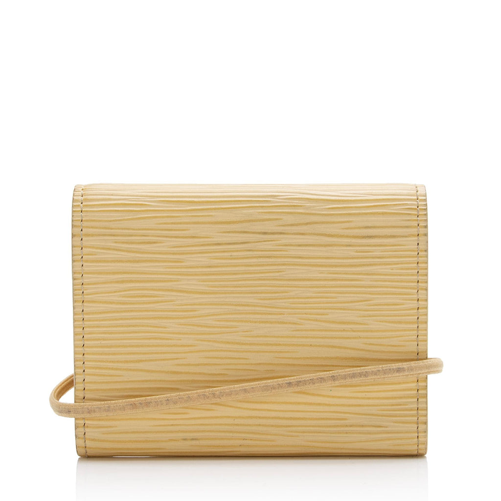 Louis Vuitton Vintage Epi Leather Trifold Wallet (SHF-23581)