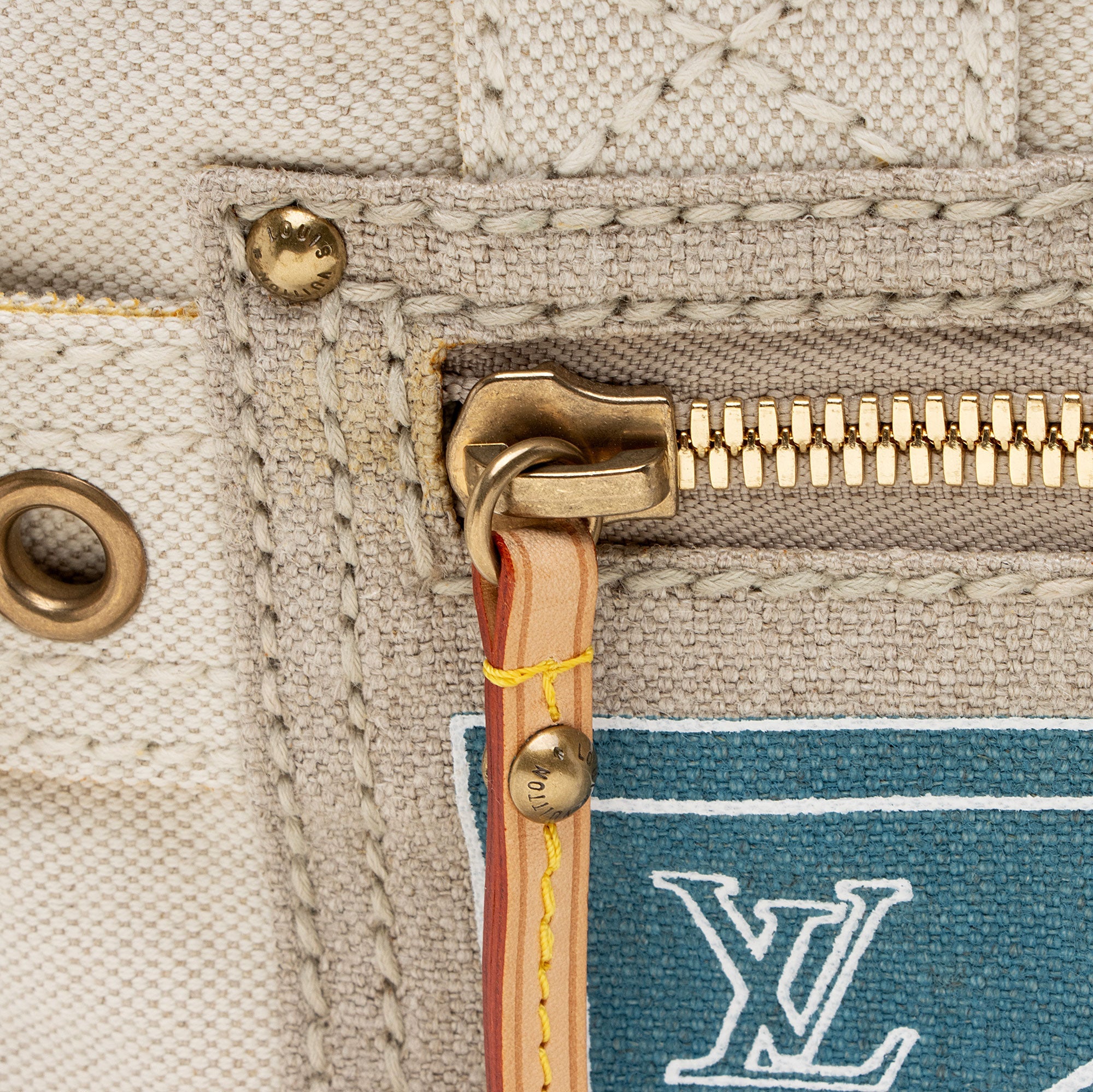Louis Vuitton Vintage Limited Edition Globe Trotter Cabas MM Tote