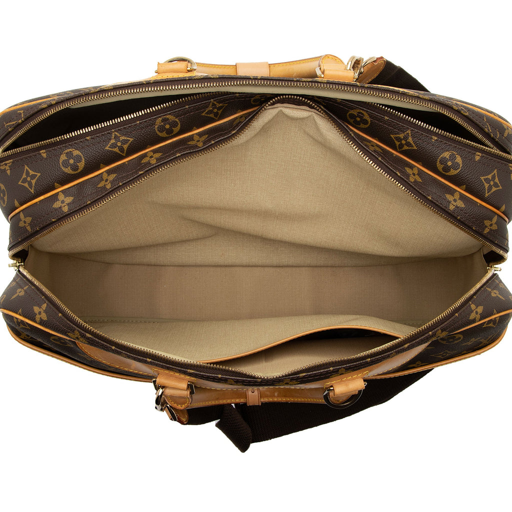 Louis Vuitton Vintage Monogram Canvas Alize 24 Heures Weekender (SHF-6SBvm7)
