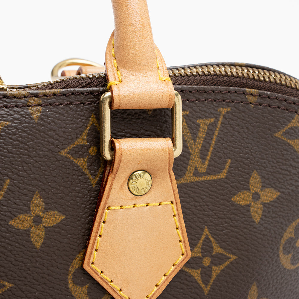 Louis Vuitton Vintage Monogram Canvas Alma PM Satchel (SHF-17025)