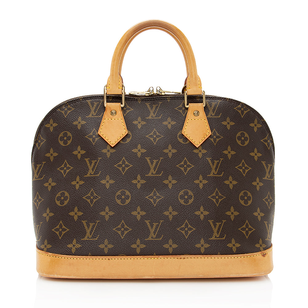 Louis Vuitton Vintage Monogram Canvas Alma PM Satchel (SHF-20942)