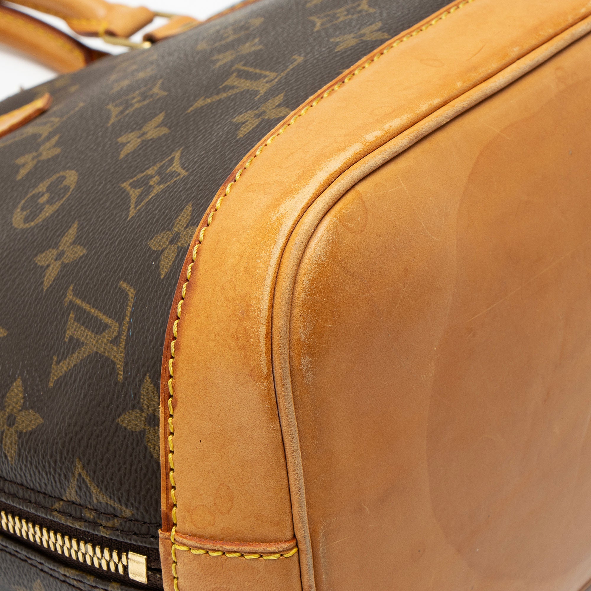 Louis Vuitton Vintage Monogram Canvas Alma PM Satchel