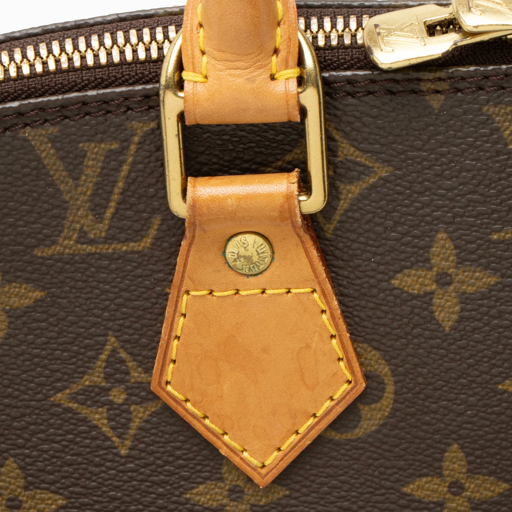 Louis Vuitton Vintage Monogram Canvas Alma PM Satchel