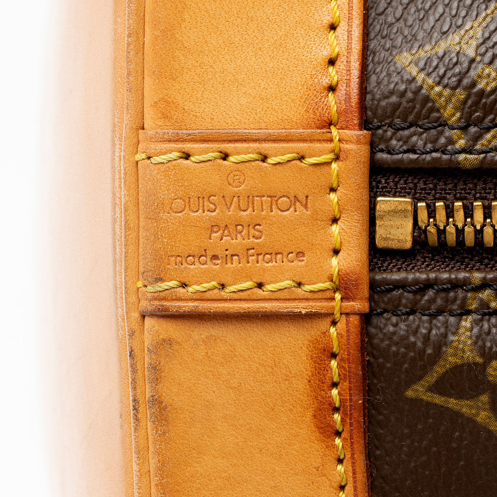 Louis Vuitton Vintage Monogram Canvas Alma PM Satchel