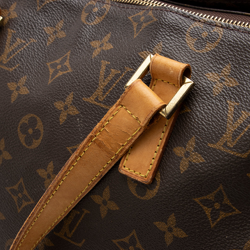 Louis Vuitton Vintage Monogram Canvas Cabas Mezzo Tote (SHF-15952)