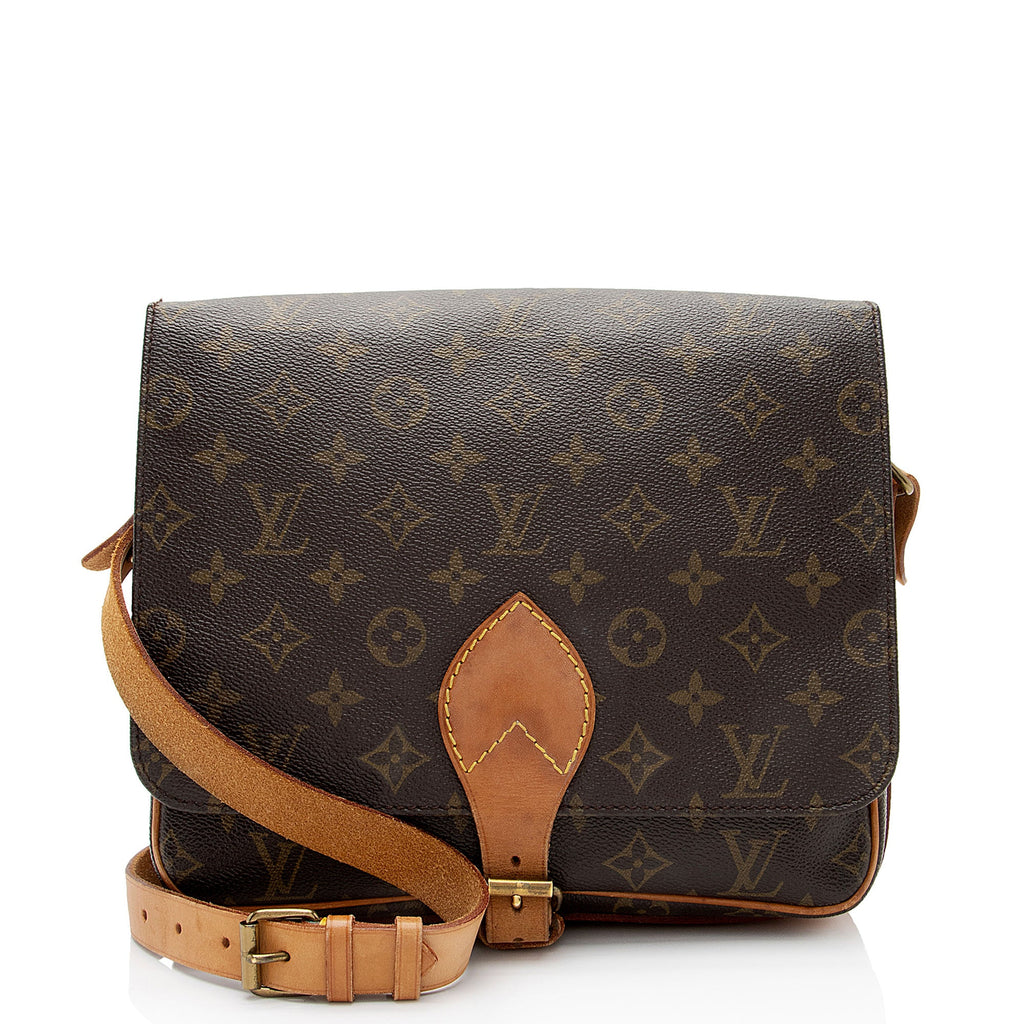 Louis Vuitton Vintage Monogram Canvas Cartouchiere GM Shoulder Bag (SHF-PPHKCM)