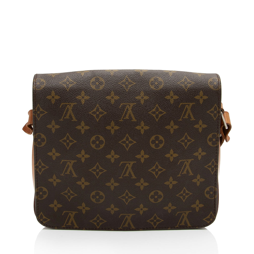 Louis Vuitton Vintage Monogram Canvas Cartouchiere GM Shoulder Bag (SHF-4wWmw7)