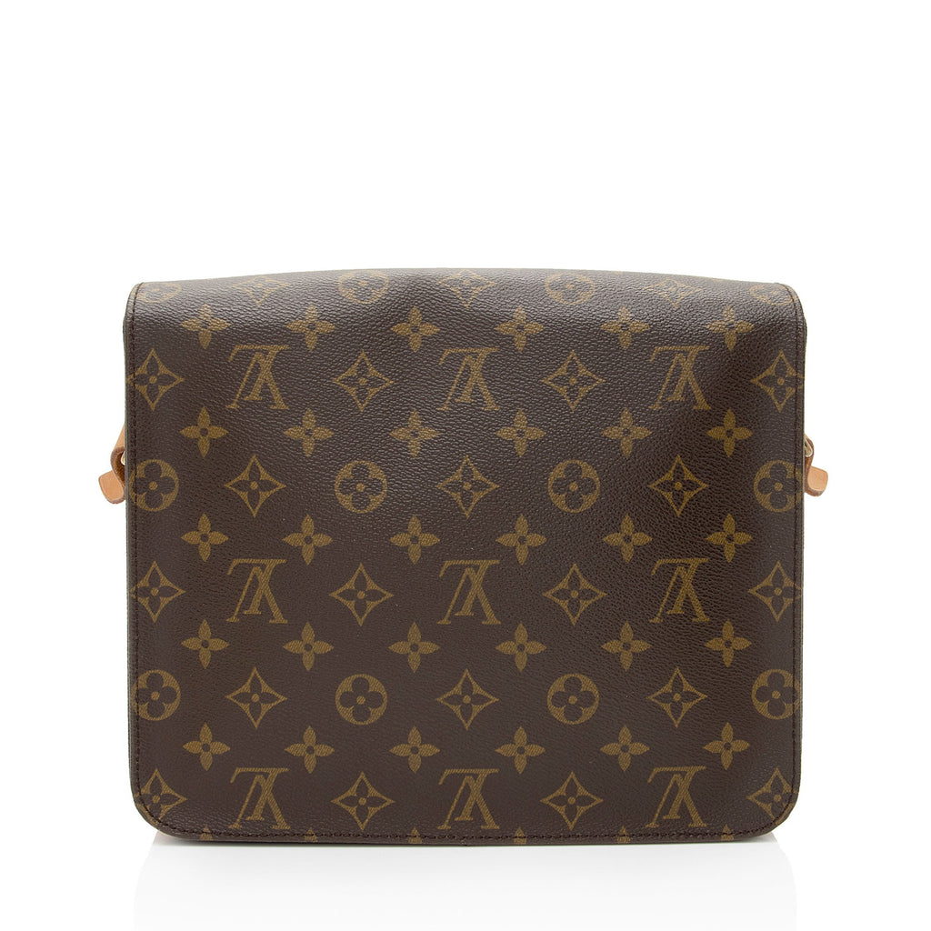 Louis Vuitton Vintage Monogram Canvas Cartouchiere GM Shoulder Bag (SHF-sdbpJh)