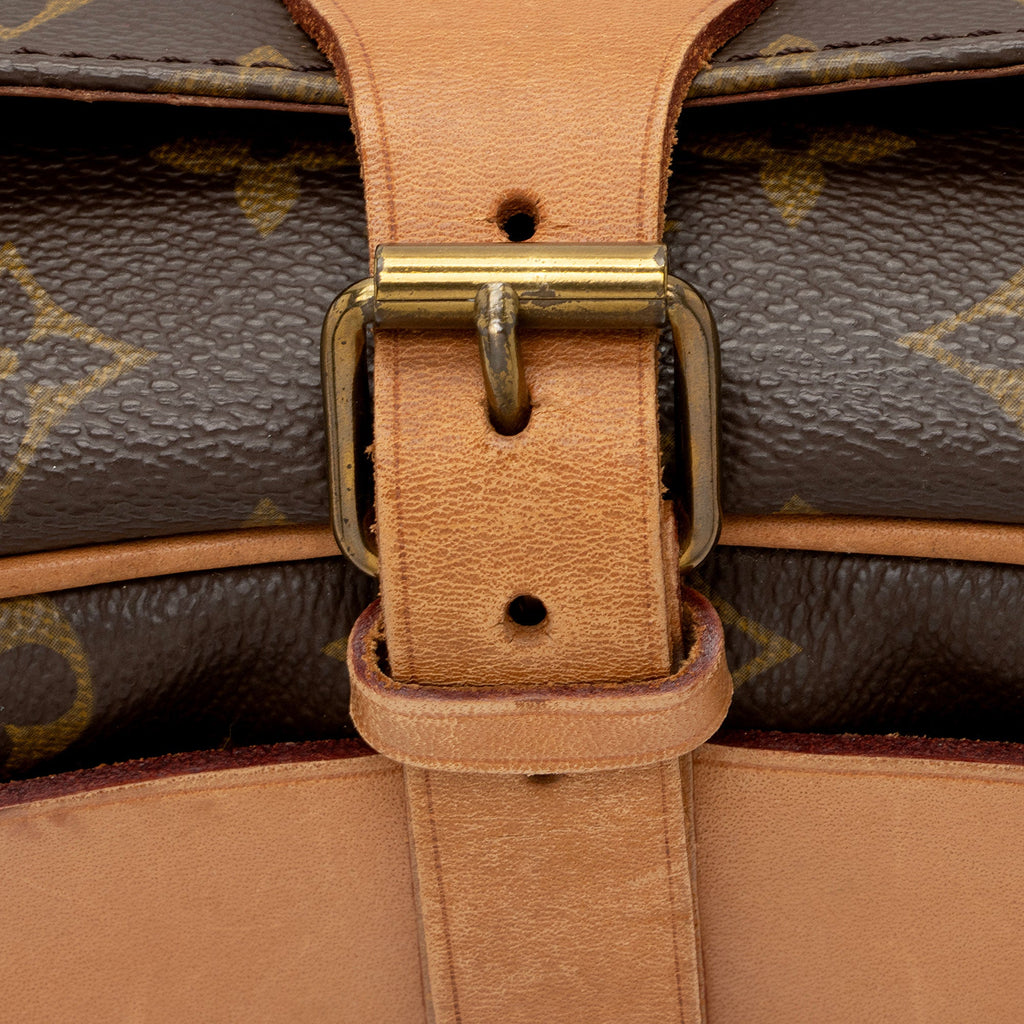 Louis Vuitton Vintage Monogram Canvas Cartouchiere GM Shoulder Bag (SHF-sdbpJh)